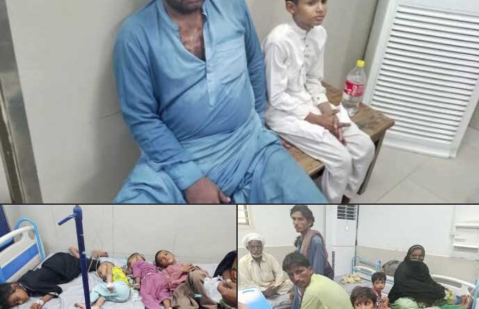 راجن پور کے علاقہ کا اسلم ٹاؤن بند روڈ پر مضر صحت سبیل پینے سے 50 سے زائد افراد