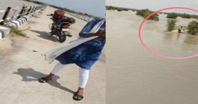 سیلفی لیتے ہوئے بیوی نے شوہر کو ندی میں دھکا دے دیا، ویڈیو منظر عام پر