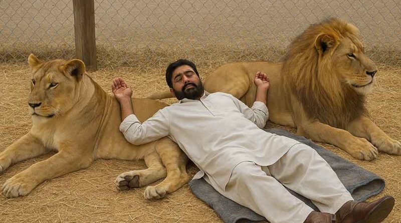 ‏دلیر خان اور سرکس کے شیر