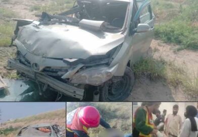 فیصل آباد: موٹروے پر ٹریفک حادثہ