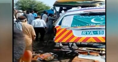 رحیم یار خان میں ایمبولینس اور بس میں تصادم، 6 افراد جاں بحق