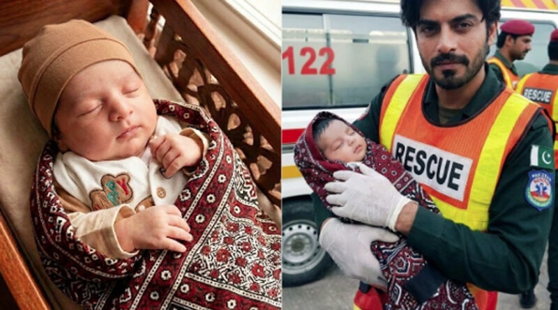 گجرانولہ میں شیرا والا باغ میں موقع پر یہ بچی کوئی چھوڑ کر چلا گیا ہے